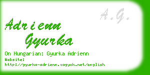 adrienn gyurka business card